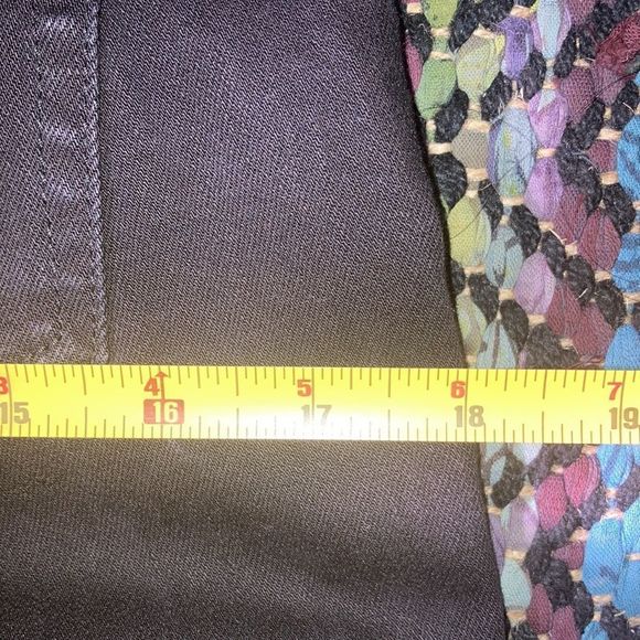 Womens Seven7 Cropped Mid Rise Skinny Jeans size 6 Black with  western style - Picture 13 of 14